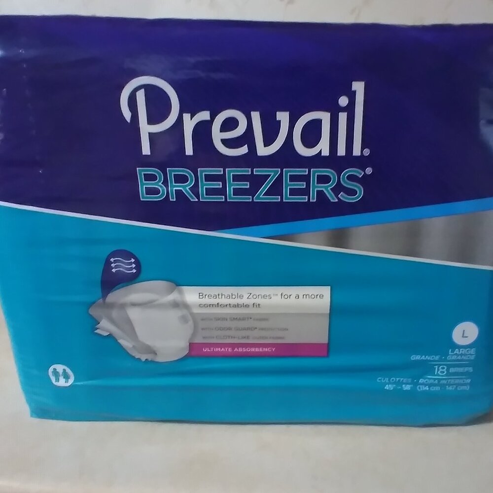 Prevail Breezers, Protective Underwear, Size - L
